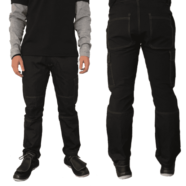 Zintex snijbestendige voor/achter broek met beenzakken en stretch 6052