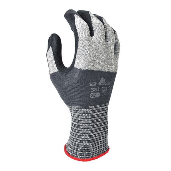 Showa handschoen 381 ultracomfortabel Nitrile all-round Grip